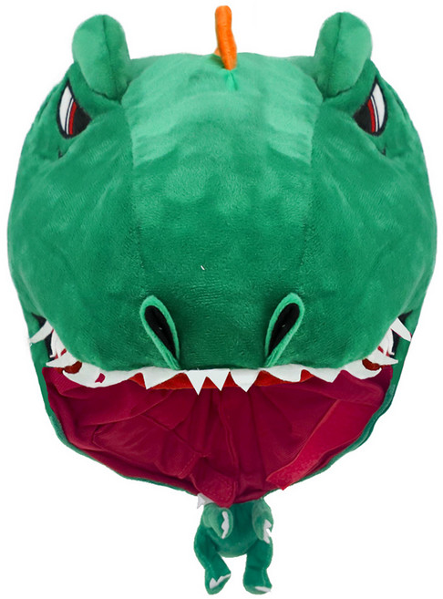 프리미엄 파티 공룡 헤드캡 모자, 그린, 1개