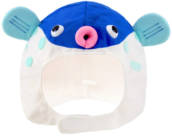 프리미엄 파티 파란 복어 모자, 혼합색상, 1개