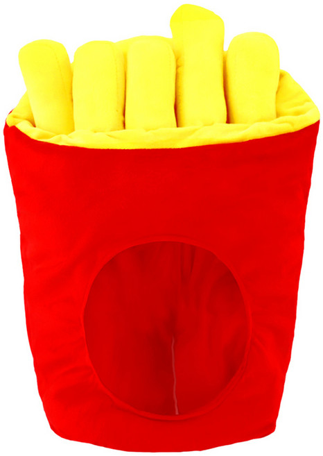 프리미엄 파티 패스트푸드 감자튀김 모자, 혼합색상, 1개