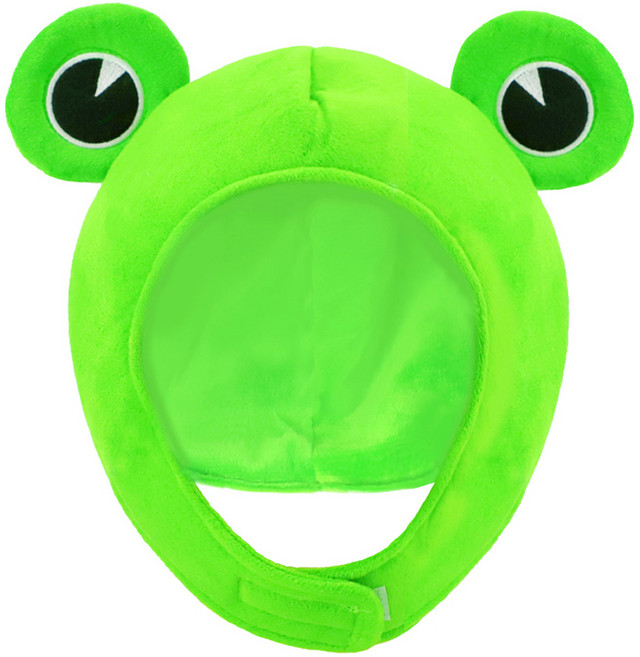 프리미엄 파티 깜찍 개구리 모자, 혼합색상, 1개