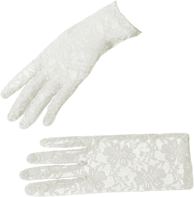로이홈 웨딩 파티 레이스 망사 장갑 양손세트