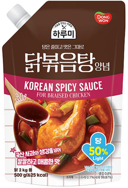 동원 하루미 닭볶음탕 양념, 500g, 1개