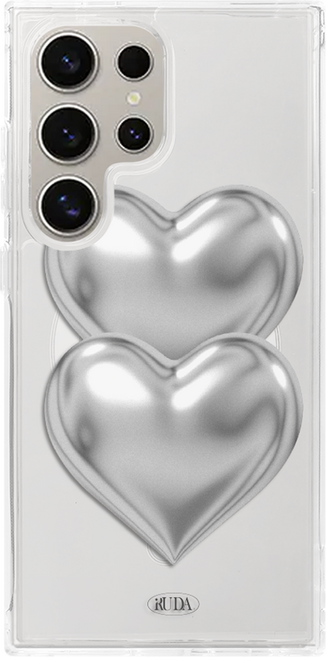 이루다 메탈 오브제 맥세이프 투명 휴대폰 케이스