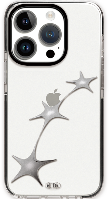 이루다 메탈 오브제 블랙 엣지 휴대폰 케이스