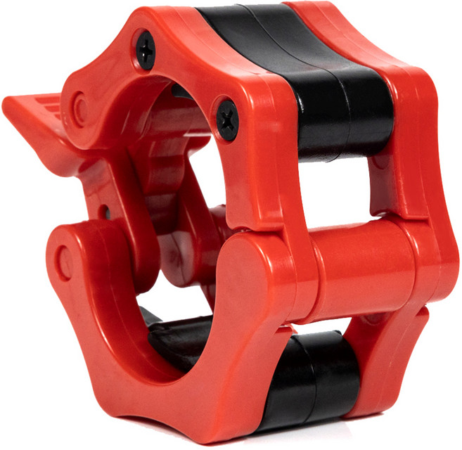 루아즈 기본형 락조 바벨 원판 마구리, 레드, 1개