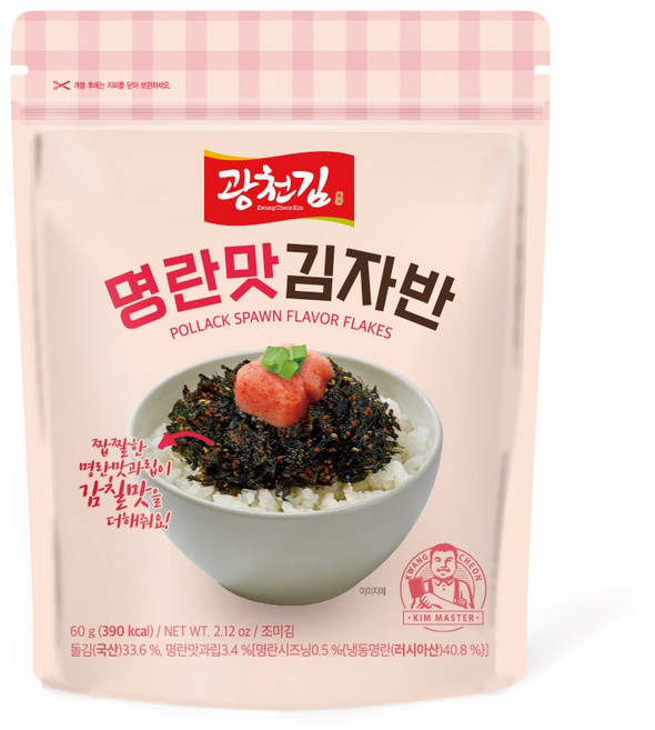 광천김 명란맛 김자반, 60g, 1개