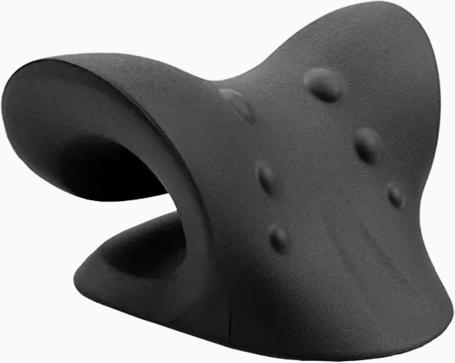 Noblee 경추 스트레칭 베개, 블랙, 1개