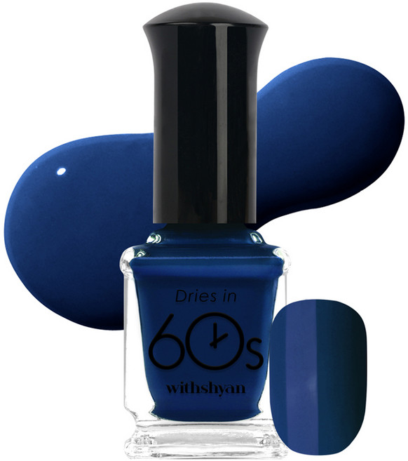 위드샨 60초 매니큐어, M158더스키네이비, 9ml, 1개