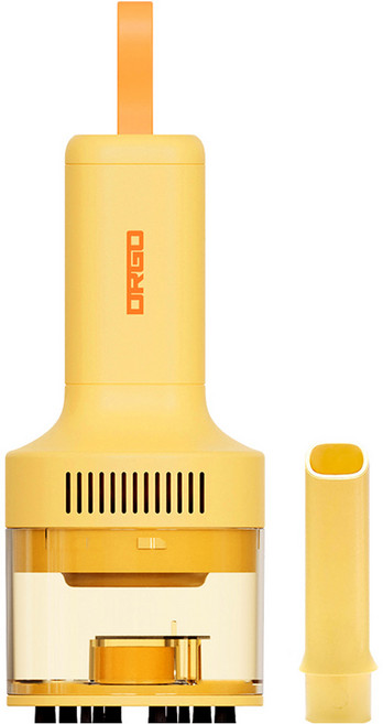 디알고 데스크 지우개 무선 청소기 DEK01, 옐로우, 1개