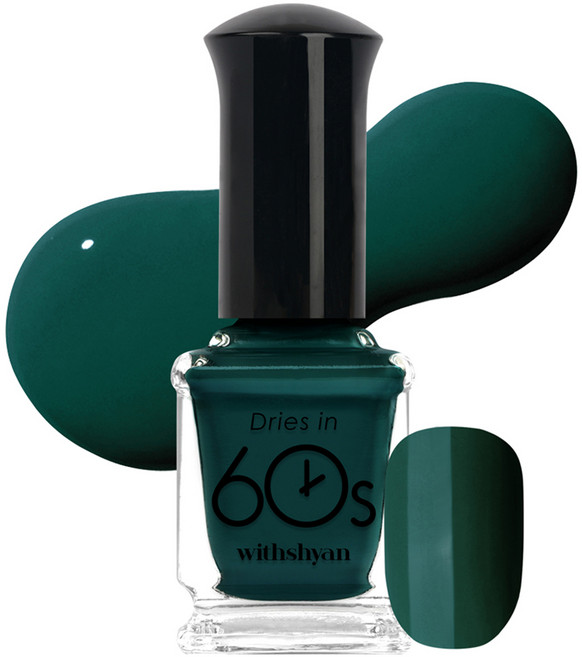 위드샨 60초 매니큐어, M157젠틀그린, 9ml, 1개