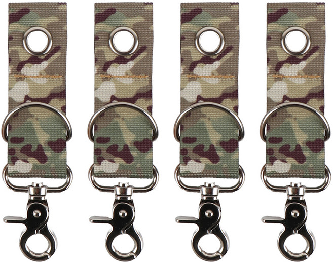 브리즈문 캠핑 폴대 D링 타프 고리, 멀티캠