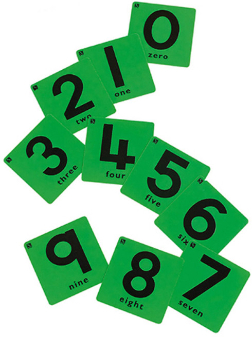 이디엑스에듀케이션 숫자 프로타주 그리기 카드 10종 세트, GREEN, 1세트