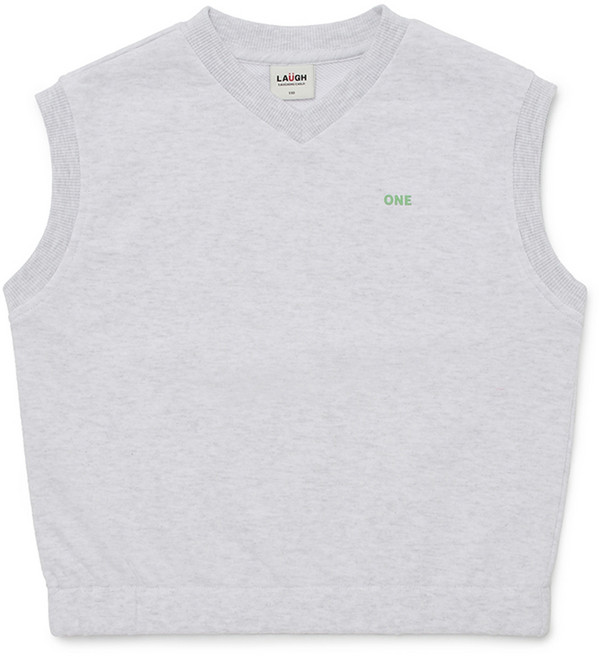 래핑차일드 아동용 베이직 면 맨투맨조끼