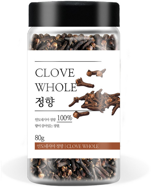 푸른빈 정향 클로브 홀, 1개, 80g