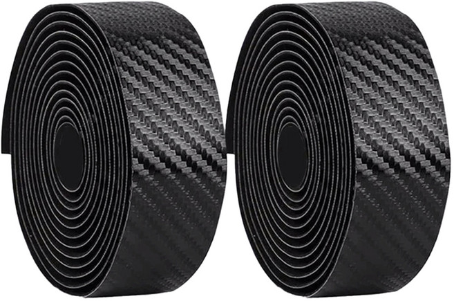 BTR 바테잎 핸들바 그립 테이프 원톤 세트, 블랙, 1세트