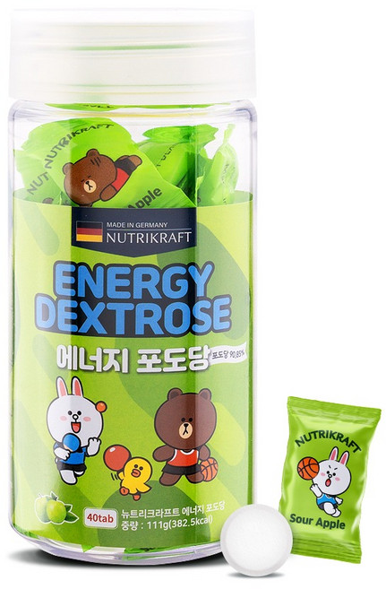 뉴트리크라프트 에너지 포도당 40p, 40정, 1개