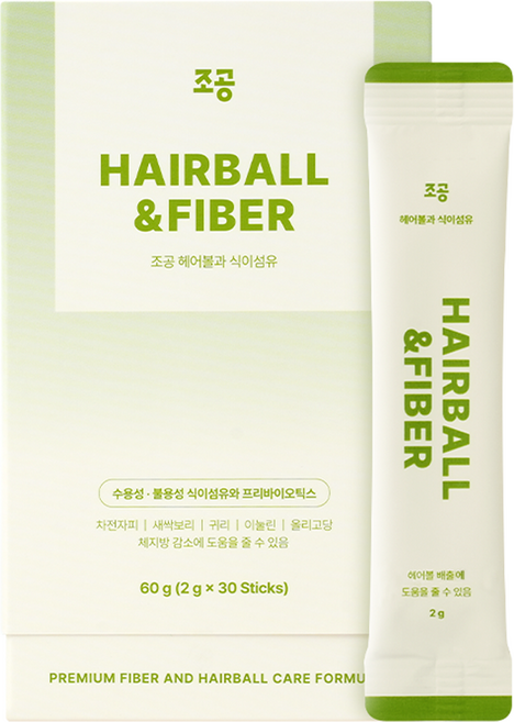 조공 반려동물 식이섬유 영양제, 60g, 헤어볼, 1개