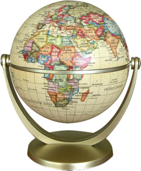 Ilsangsokbanzzak 迷你英文地球儀 直徑10cm, 復古
