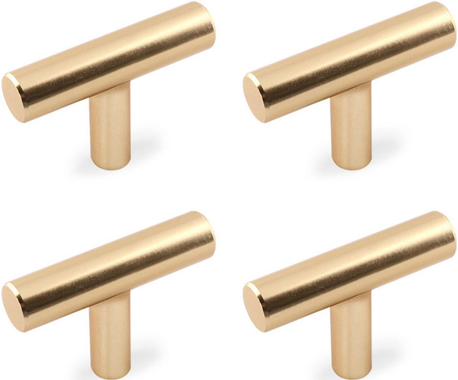 모네스페스 코어 1구 가구손잡이, 골드, 4개