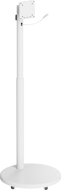 WIDE VU 白色油壓式高度調節三腳站立式V3移動式電視支架, 1個, EKWBYME78W(V3)