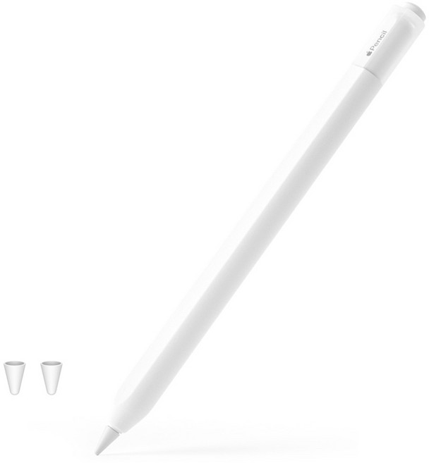 라이노핏 애플펜슬 USB-C 파스텔 시스루 케이스, 1개, 화이트