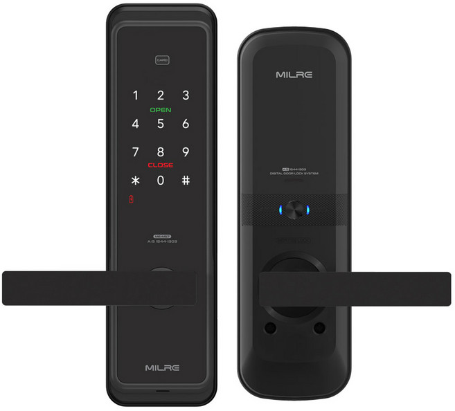 밀레시스텍 무타공 스마트 도어락, ME-M57S, 방문설치