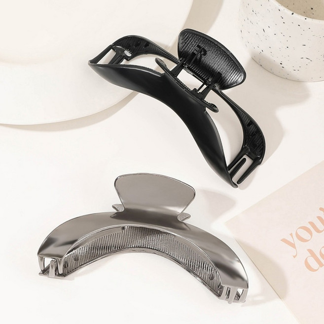 디멜디 반원 올림머리 집게핀 대형 2종 세트