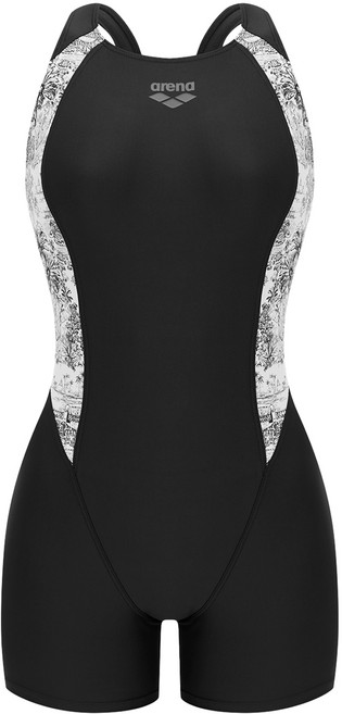 아레나 여성용 루소 3부 레이서백 반신 수영복 A5SL1LH05