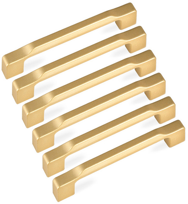 모네스페스 가구손잡이 베벨 96mm, 골드, 6개