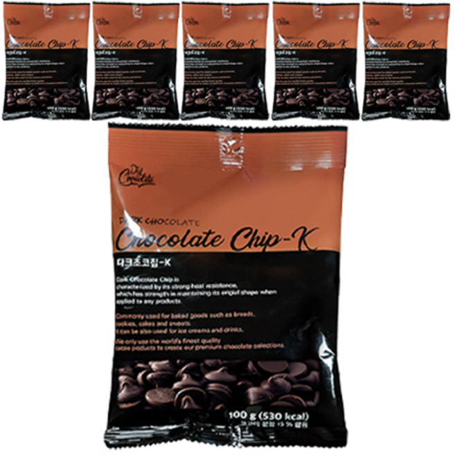 다크초코칩 K, 100g, 6개