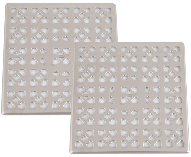 철물대장 스텐 일반 육가 배수구 덮개, 2개