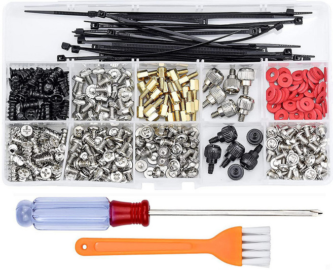 코히모 컴퓨터 볼트 PC 조립 나사 332p 세트 4W381, 1세트