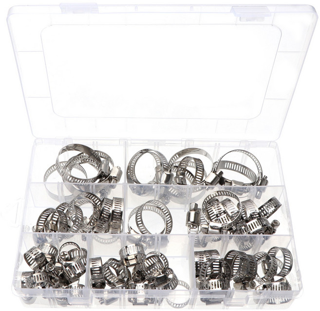 코히모 호스 연결 조임 밴드 링 부속 60p 세트 4W313, 1세트