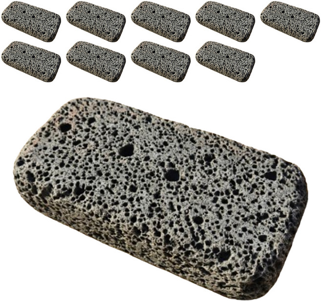 위드블럭 현무암 화산석 벽돌 DIY 받침 굴림형, 10개