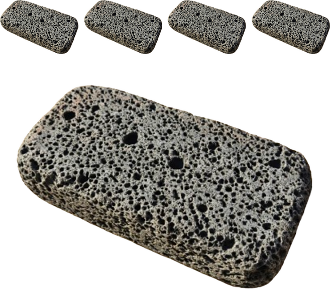 위드블럭 현무암 화산석 벽돌 DIY 받침 굴림형, 5개