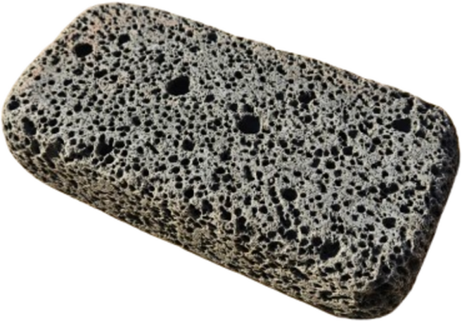 위드블럭 현무암 화산석 벽돌 DIY 받침 굴림형, 1개