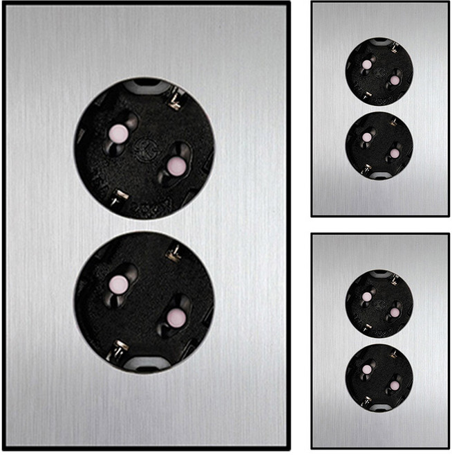 보에담 2구 매입 콘센트, 3개