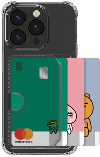 까미또 디펜더 카메라보호 카드3장 수납 사이드 카드 휴대폰 케이스