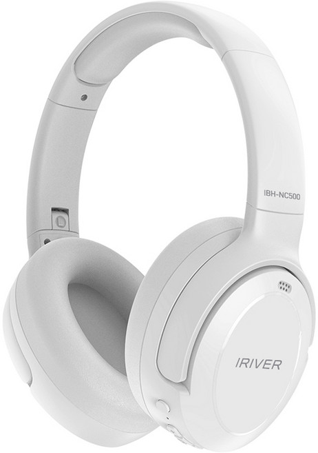 아이리버 노이즈 캔슬링 무선 헤드셋, 화이트, IBH-NC500