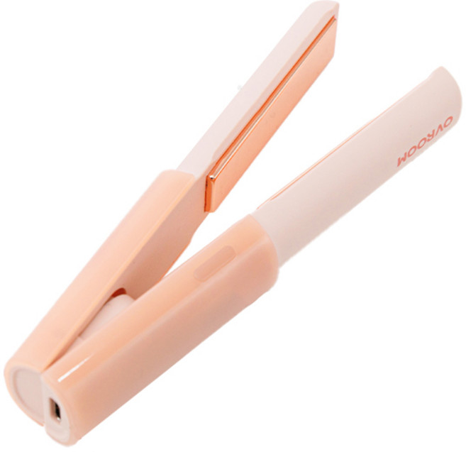 Ovroom TINY 迷你離子夾, 蜜桃粉, OV-HS01