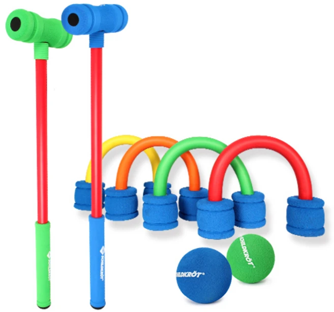 쉴트크로트 미니 게이트볼 세트 구기종목완구, 혼합색상, 1세트 - 쿠팡