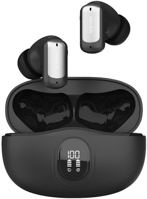 아이리버 TONE 노이즈캔슬링 블루투스 무선 이어폰 IHBT-TP50 블랙 6시간