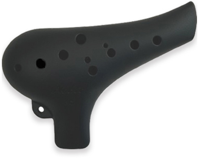 일상속반짝 알토C 오카리나, 검정무광, 1개