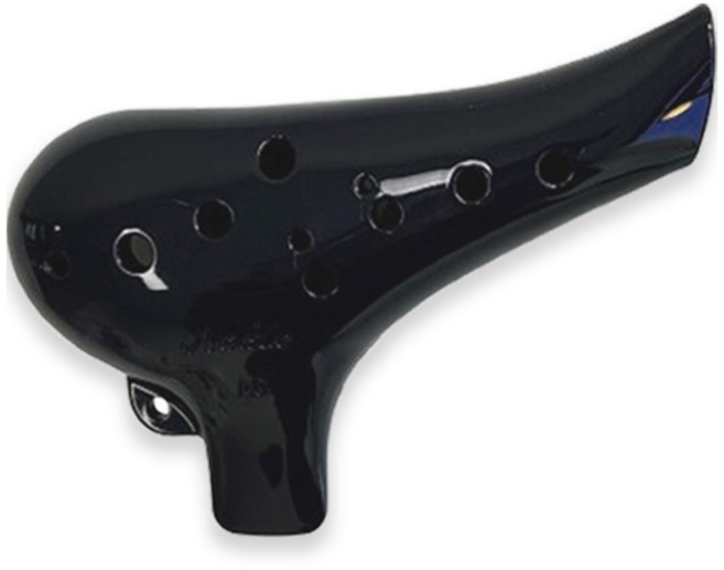 日常閃耀 中音C調陶笛, 不適用, 1個, 藏青色