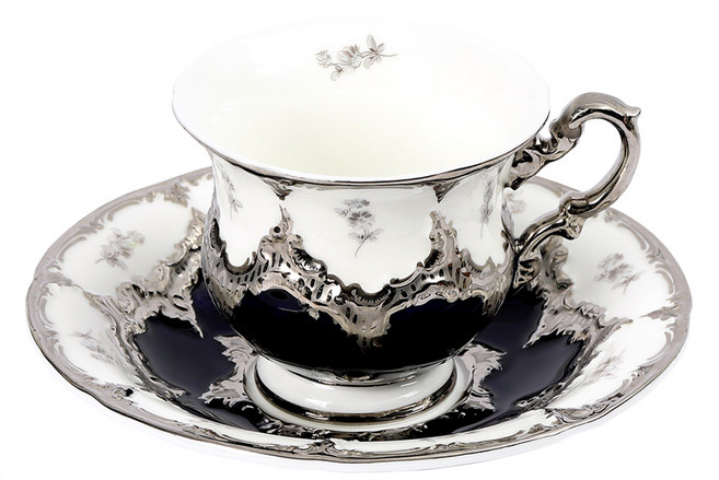 치어풀 아델 1인 커피잔세트, 1세트, 네이비