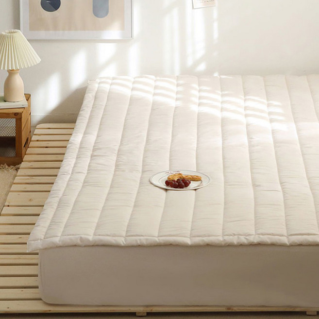 플로라침구 데일리 세미마이크로 밴딩 패드, 베이지