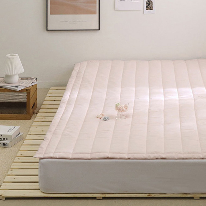 플로라침구 데일리 세미마이크로 밴딩 패드, 핑크