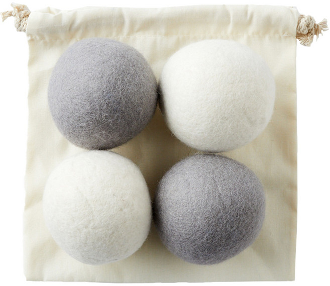 모던하우스 세탁건조기 양모볼 2종 x 2p 세트, 그레이, 1세트