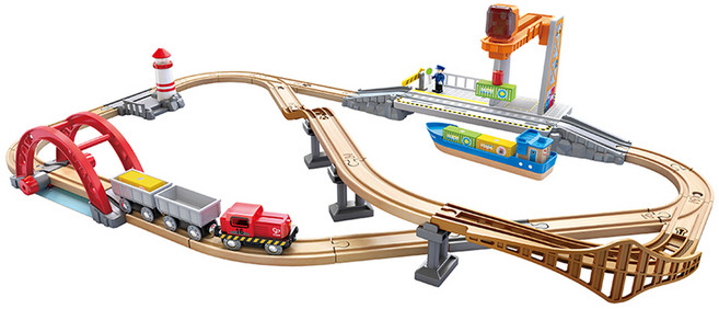 하페 항구도시 기차세트, 혼합색상, 1세트