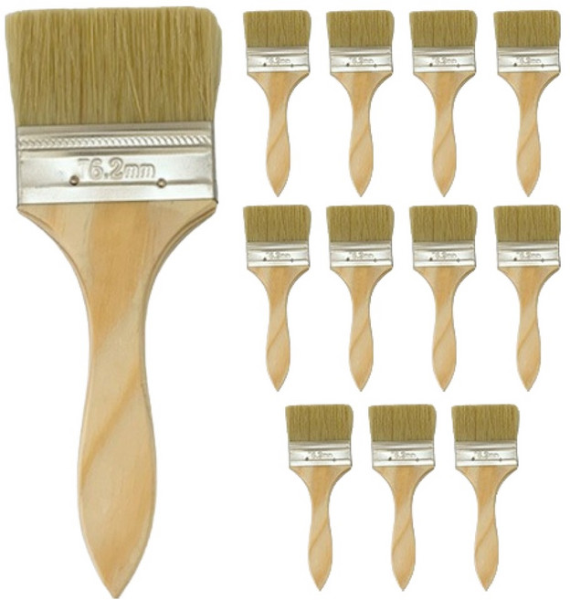 OON 다용도 페인트 도색 도구 붓, 12개
